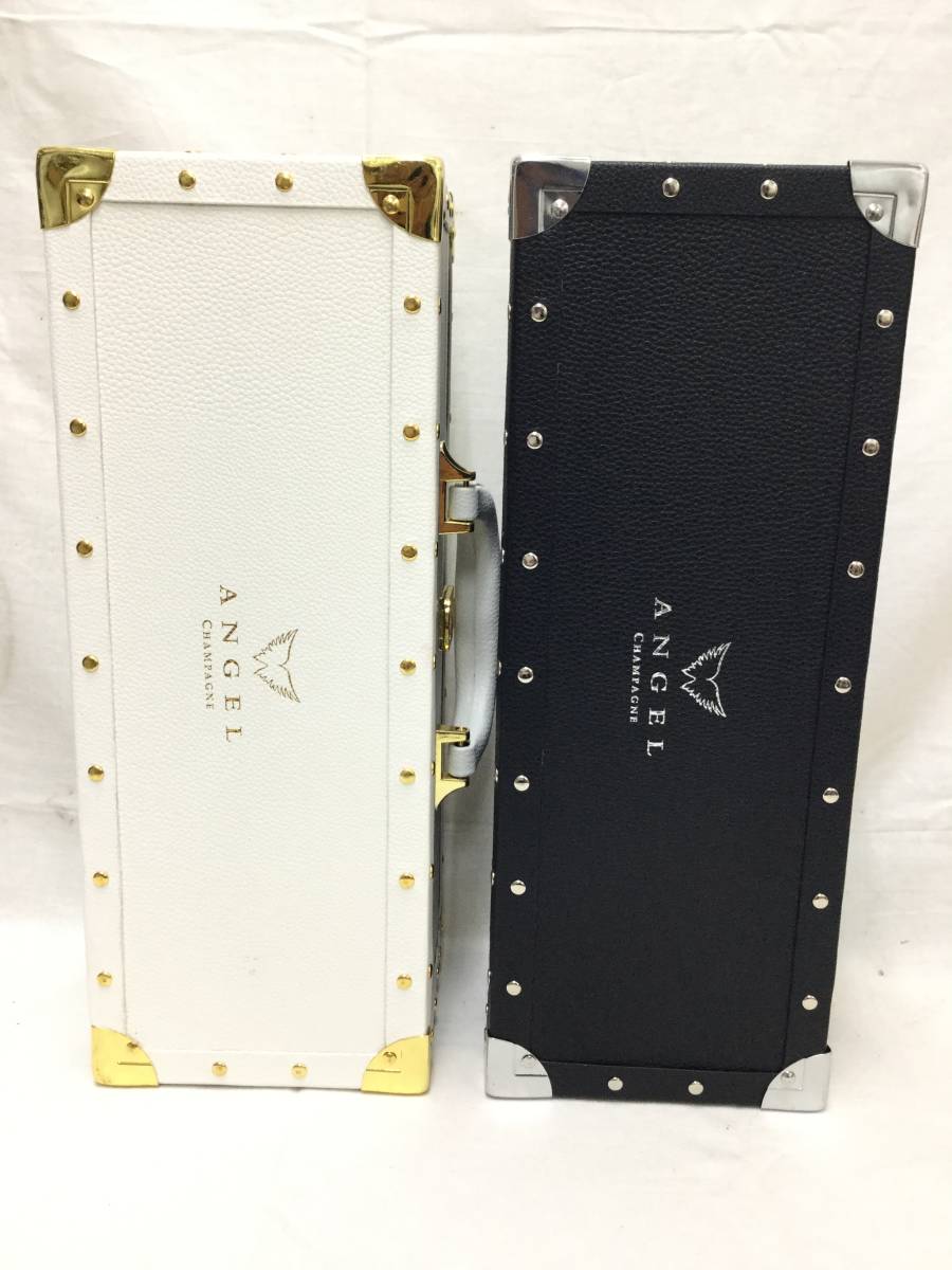 空箱 ANGEL/エンジェル シャンパン ケース 2セット 黒 白 ボックス