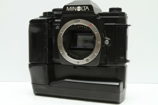 動作　MINOLTA α9000 ボディ a9000 ☆訳あり品☆ミノルタ MINOLTA α9000 ボディ + MD-90☆部品取り用 動作