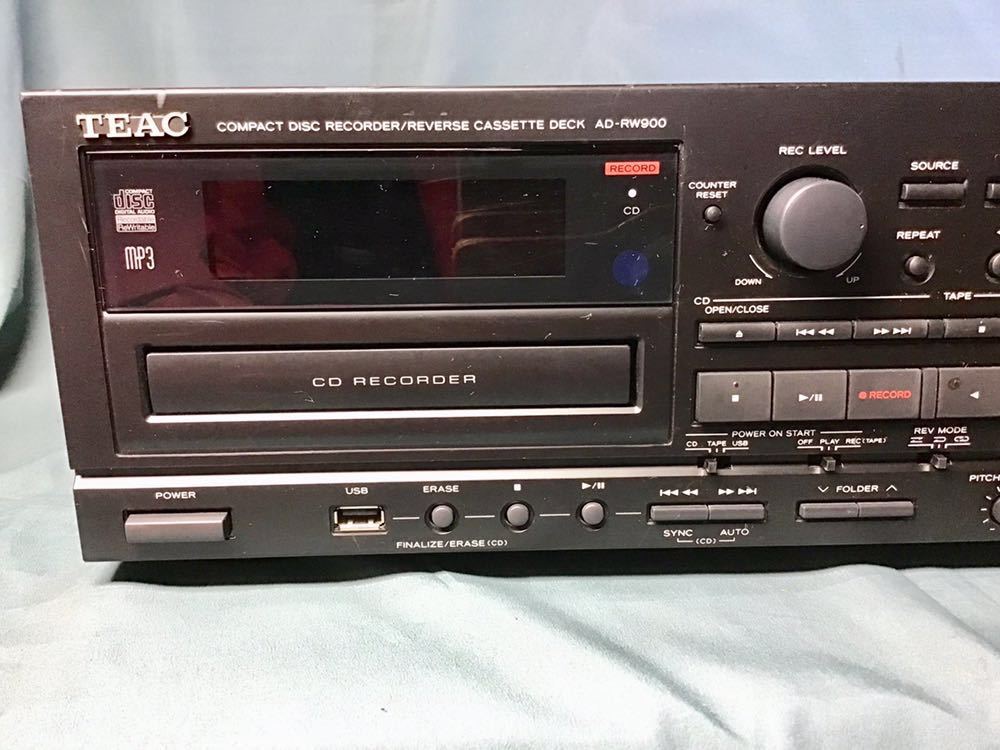 TEAC AD-RW900 CD/カセット 2013年カセットデッキ TEAC AD-RW900