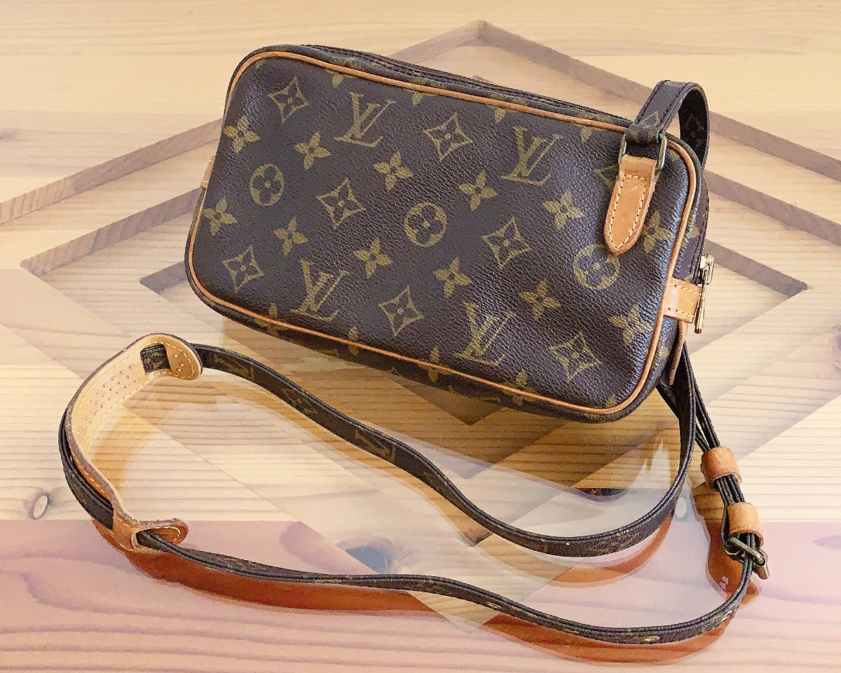 正規品】☆美品！ルイ ヴィトン モノグラム マルリーバンドリエール 