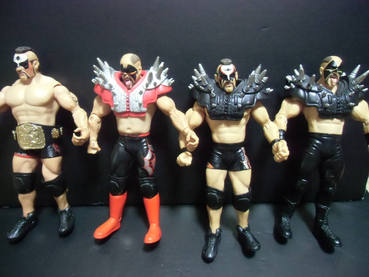 最終値下げ！！　JAKKS　ロードウォリアーズ　４体セット　WWE　WWF　アニマルタトゥー入り有り！！ アニマル　ホーク_1