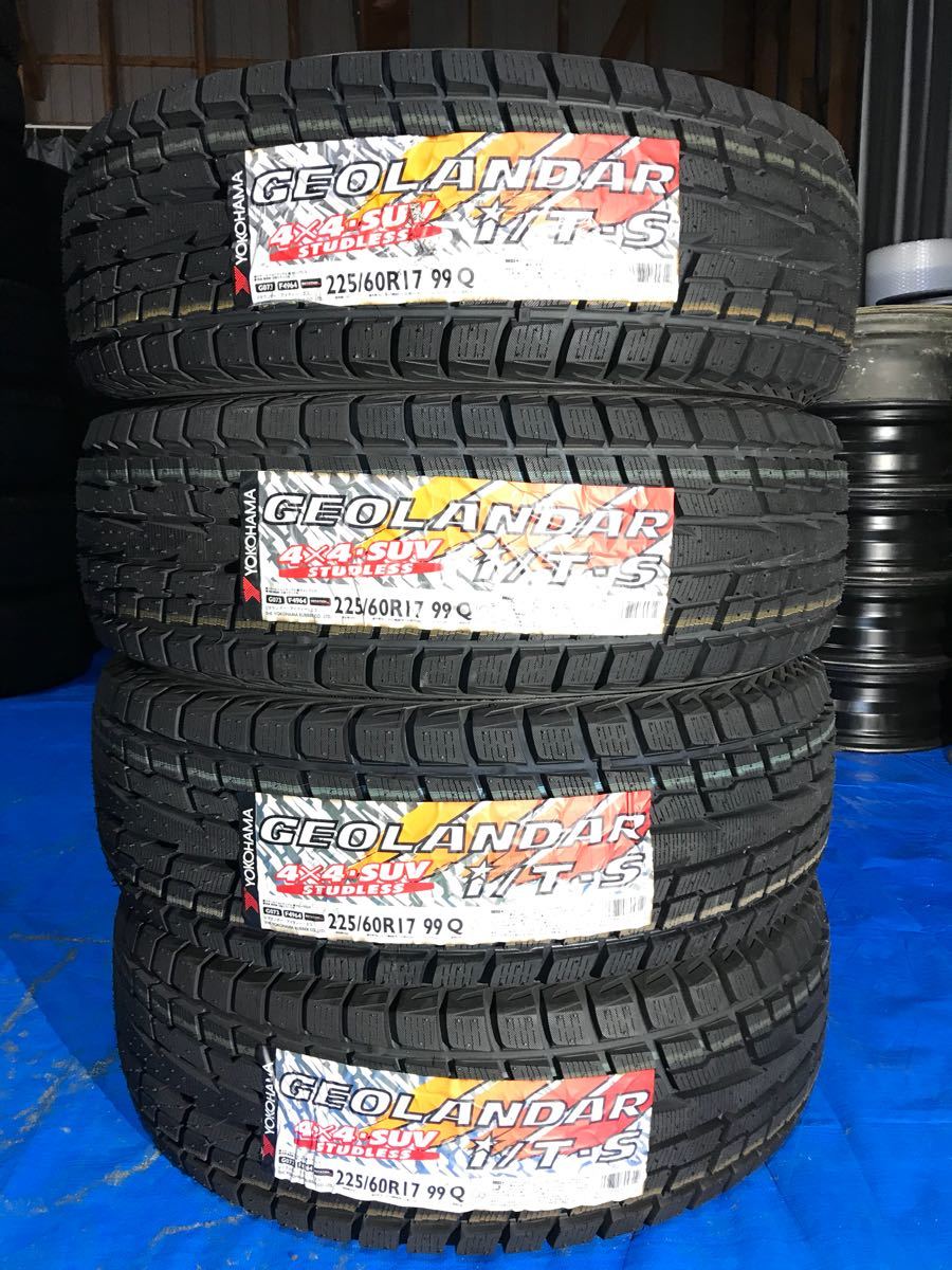 人気，送料無料 YOKOHAMA 225/60R17 GEOLANDAR I/T-S G073 スタッドレス 4本 フォレスター アウトバック ヴァンガード RAV4 クルーガー 225-60-17(ヨコハマタイヤ)｜売買されたオークション情報、yahooの商品情報をアーカイ 17インチ