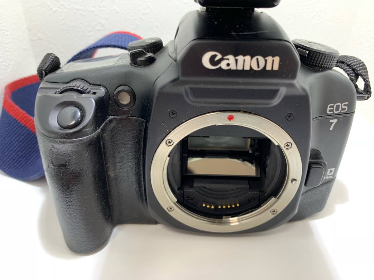 カメラ、光学機器 Canon EOS 7 一眼レフフィルムカメラ ボディ 通電