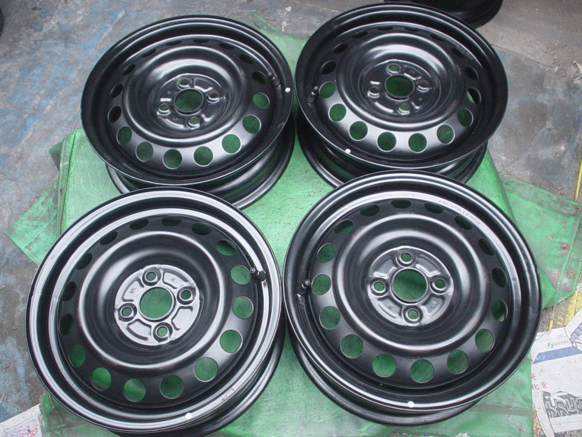 アクア 純正 トヨタ NHP10 5J スチールホイール 15インチ 新車外し 