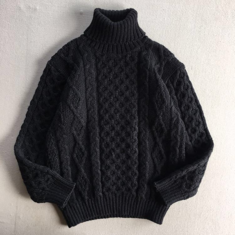 Woollen Mills Kerry Cable KERRY WOOLLEN Aran ケリーウーレンミルズ アランニット ニット MILLS イギリス製 アラン イギリス製Kerry (ケリーウーレンミルズ) クルーセーター11月
