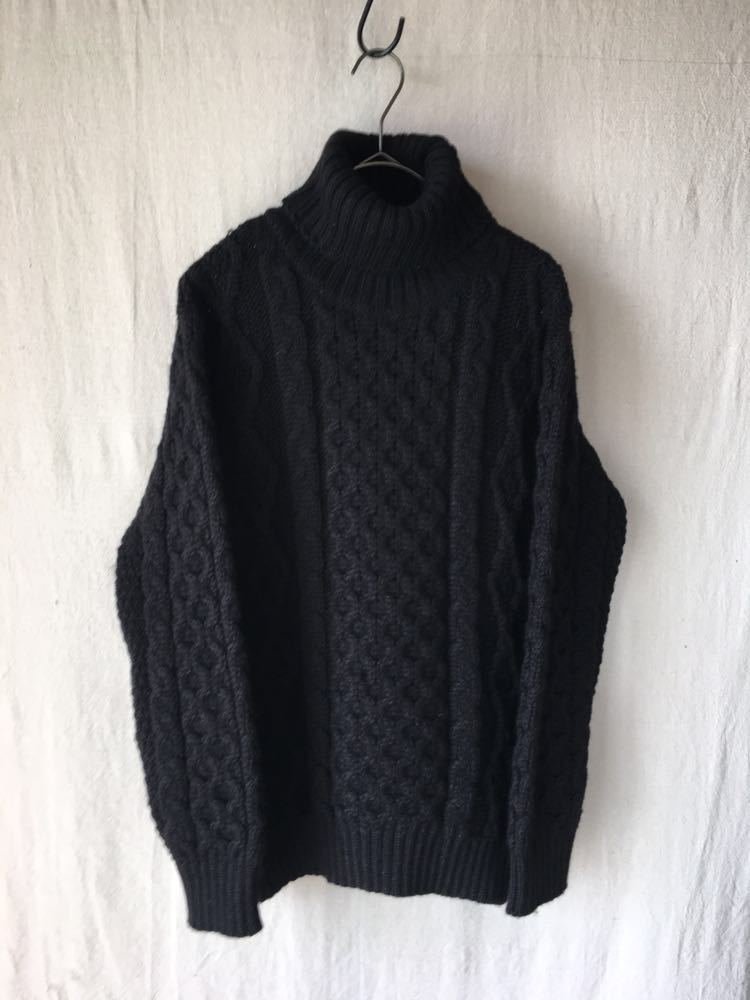 Woollen Mills Kerry Cable KERRY WOOLLEN Aran ケリーウーレンミルズ アランニット ニット MILLS イギリス製 アラン イギリス製Kerry (ケリーウーレンミルズ) クルーセーター11月