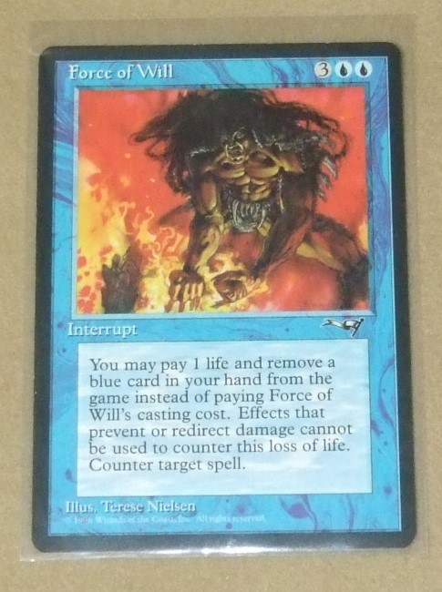 of MTG Force Will 英語 意志の力 公式通販 foil 4枚 英語版《