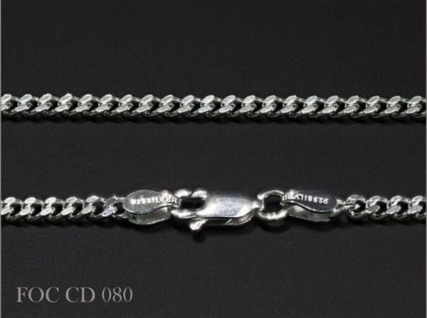 【限定入荷】最高品質 SV925 大人気 ロング 喜平チェーン ネックレス【キヘイ/FOCタイプ/2.6㎜:60㎝】(品質保証 SV PT 刻印有 FOCCD08060-1_2