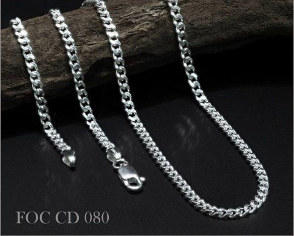 【限定入荷】最高品質 SV925 大人気 ロング 喜平チェーン ネックレス【キヘイ/FOCタイプ/2.6㎜:60㎝】(品質保証 SV PT 刻印有 FOCCD08060-1_3