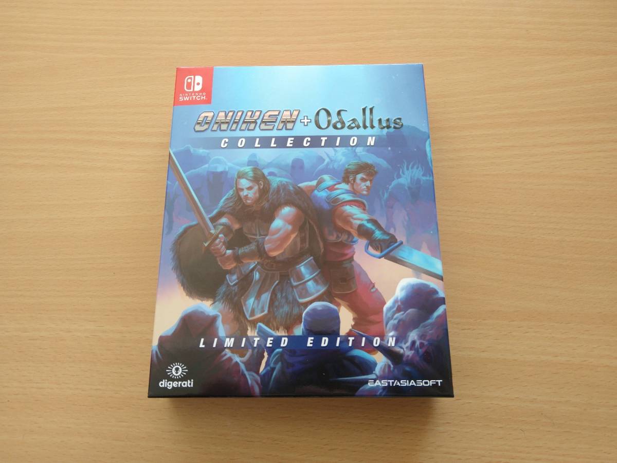 【送料無料】Switchソフト Oniken + Odallus Colletion 海外版 Play-asia (オニケン、オダラス：闇の呼び声)