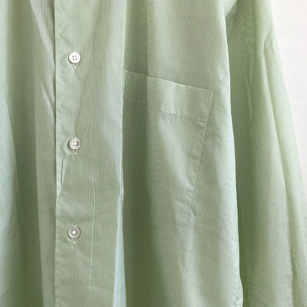 19SS AURALEE オーラリー FINX SILK STRIPE SHIRTS フィンクスコットン