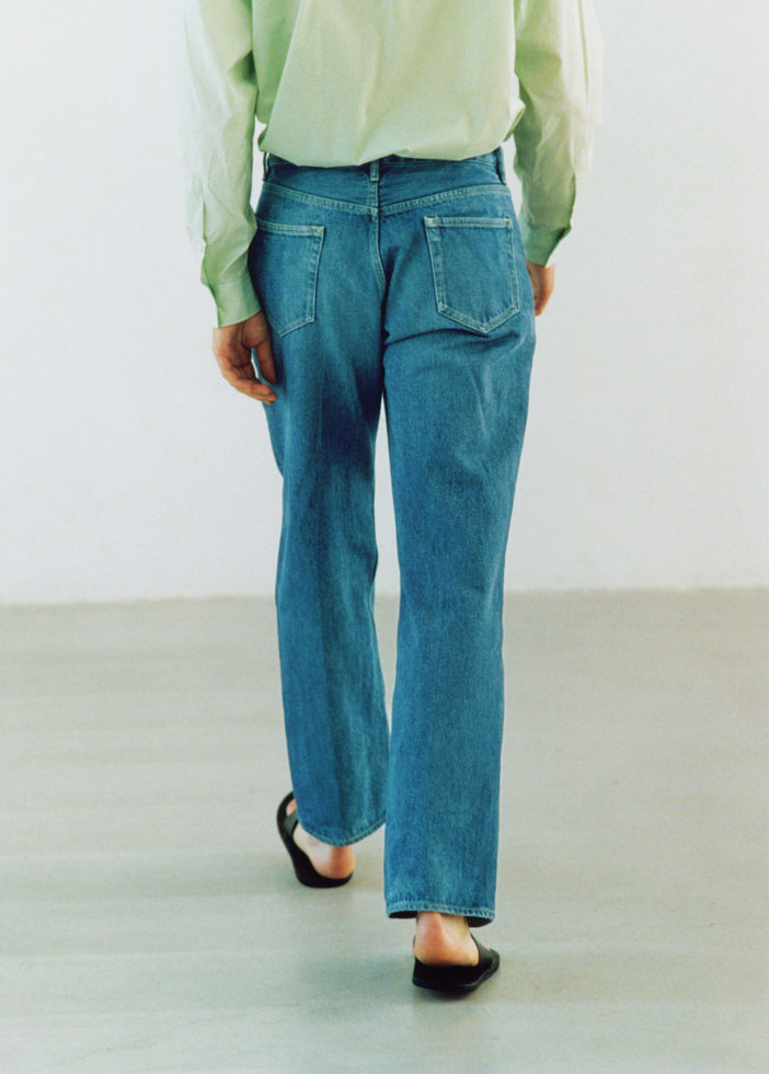 19SS AURALEE オーラリー FINX SILK STRIPE SHIRTS フィンクスコットン