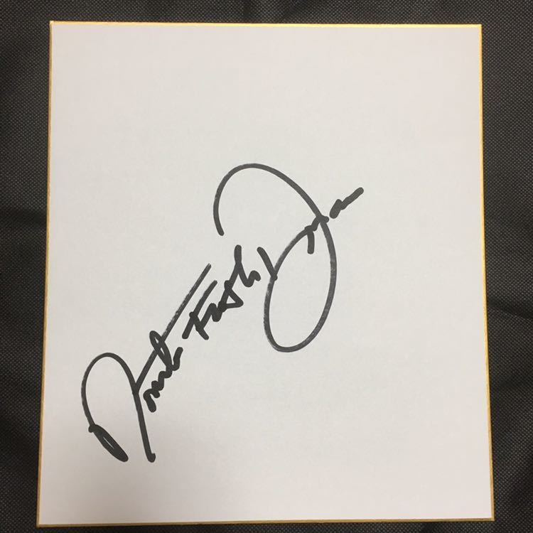 ノニト・ドネア 直筆サイン色紙 ボクシング 元5階級制覇王者 元世界チャンピオン WBSS 決勝 井上尚弥 井上拓真 メイウェザー 