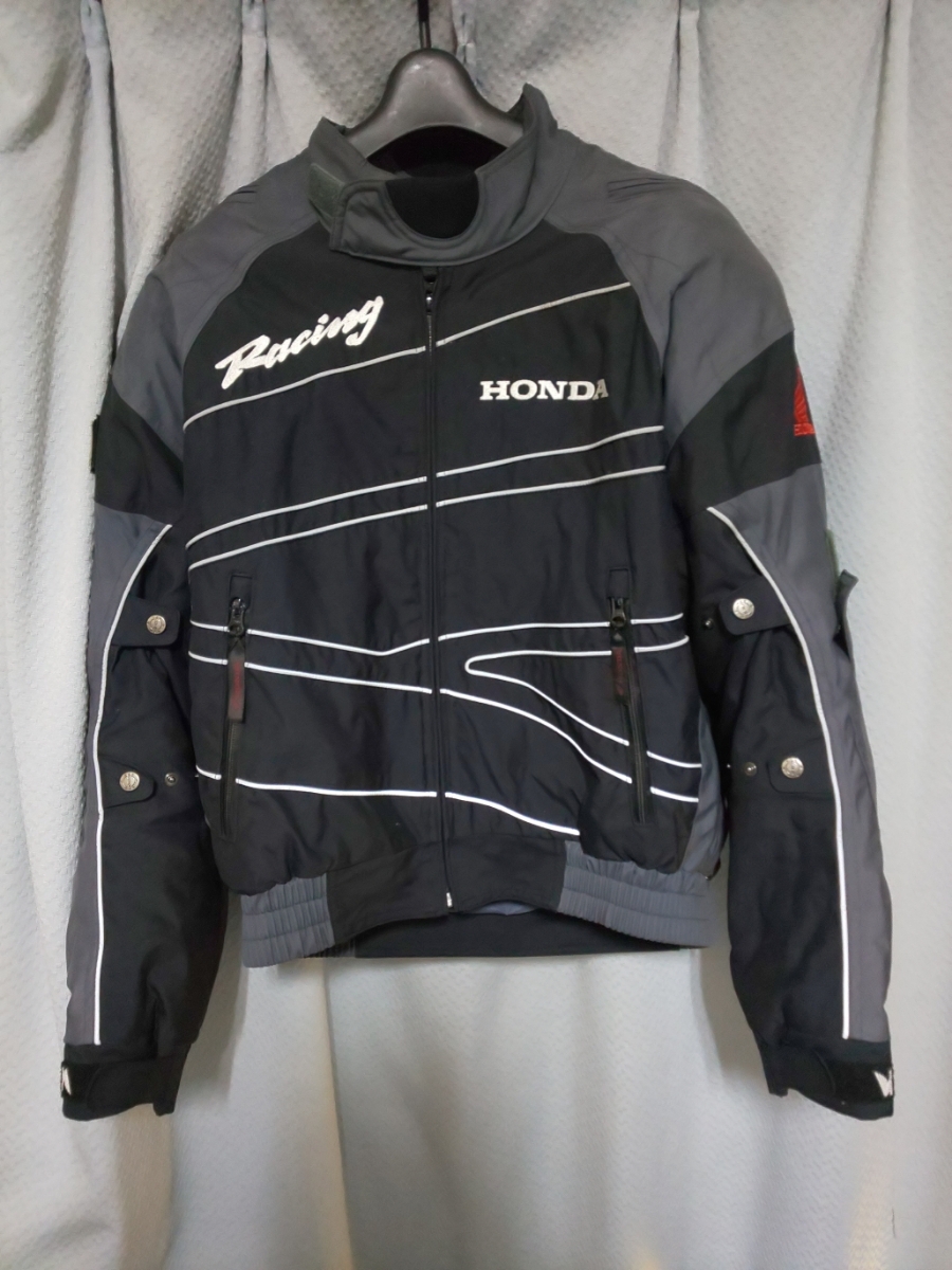  HONDA ウインタージャケット Lサイズ 黒/グレー 脱着式インナー付き(Lサイズ)｜売買されたオークション情報、yahooの商品情報をアーカイブ公開 - オークファン 男性用