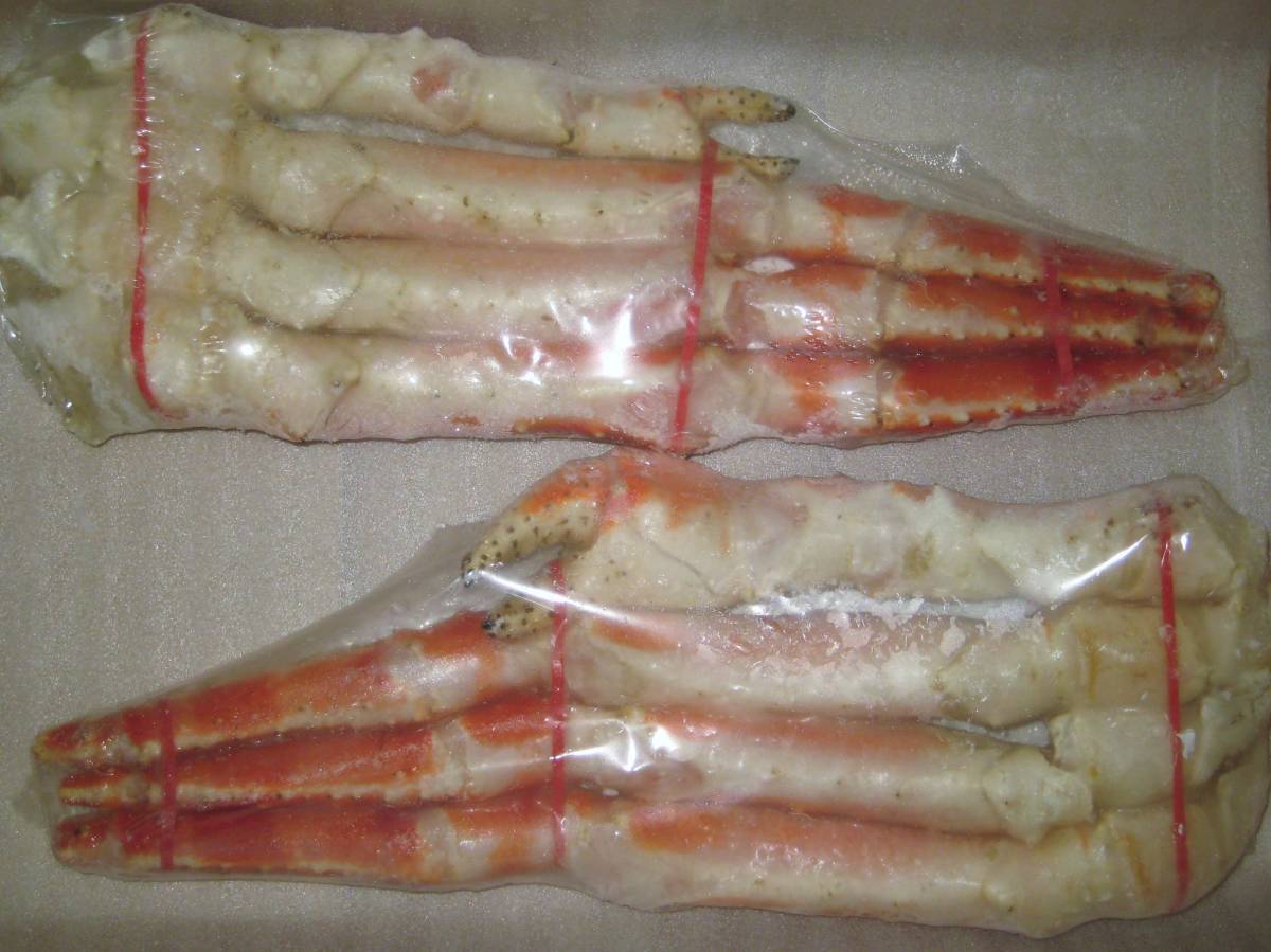 【即決】冷凍ボイルたらばがに２肩★５Lサイズ 約２kg ★