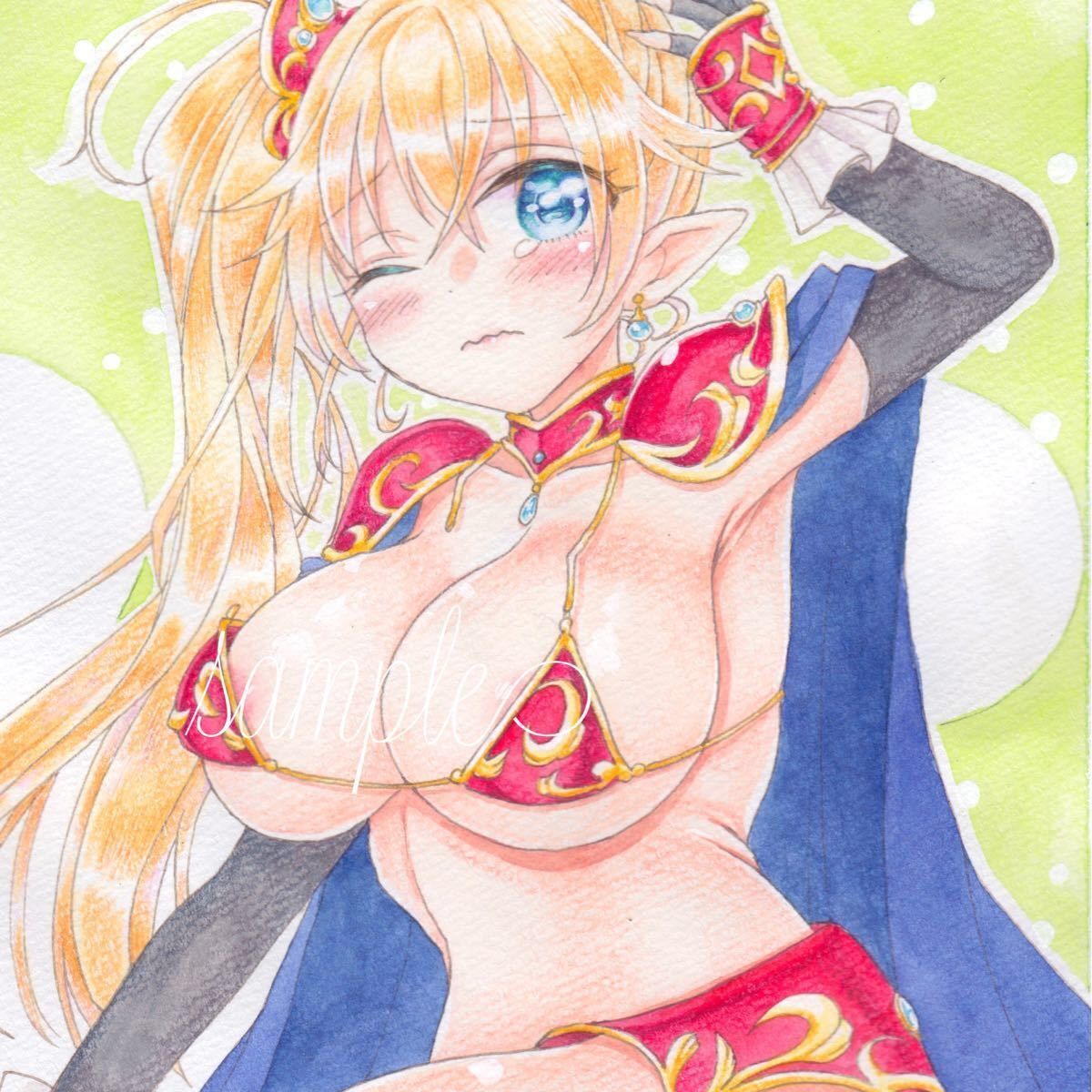 見習い戦士 ビキニアーマー オリジナル 手描きイラスト 手描きイラスト 売買されたオークション情報 Yahooの商品情報をアーカイブ公開 オークファン Aucfan Com