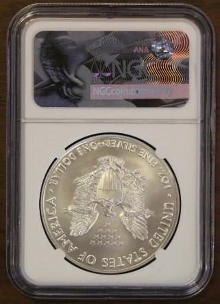 2017 アメリカ イーグル銀貨 NGC MS70 最高評価鑑定品 《》イーグル銀貨