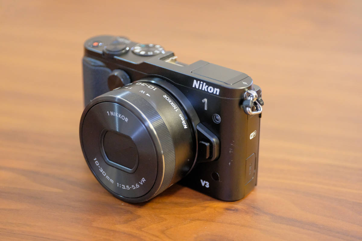 V3 Nikon 0 ニコン ブラック Nikon1 プレミアムキット 中古 ミラーレス 
