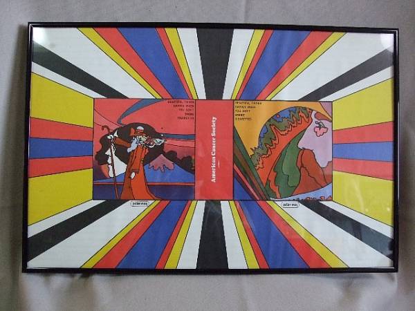 1967s Peter Max / American Cancer Society / ピーターマックス 