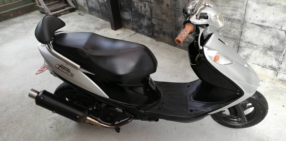 スズキ アドレスV125G K7 たぶん ちょいカスタム 実働 自賠責保険長い 