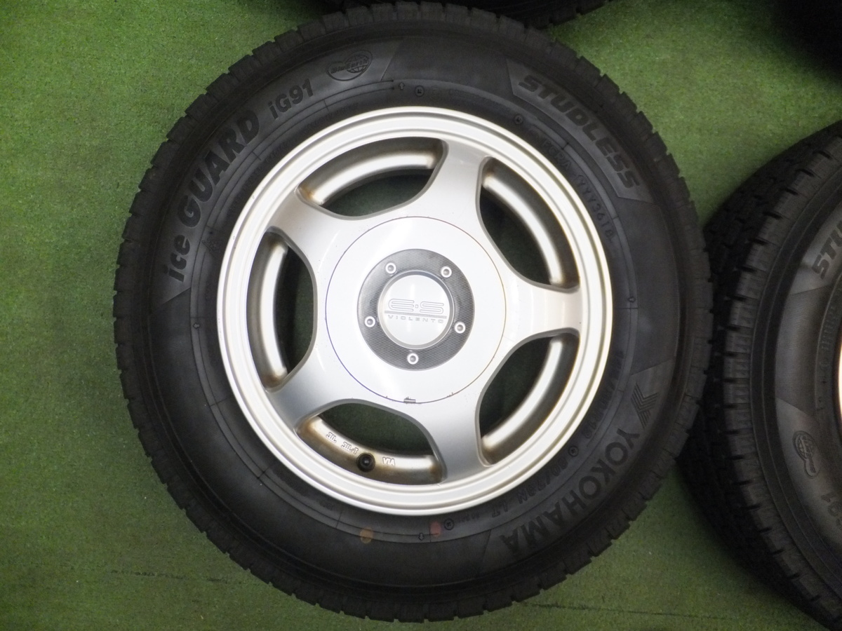 バリ溝！18年！キレイ！9分☆スタッドレス 205/60R16 ヨコハマ アイス