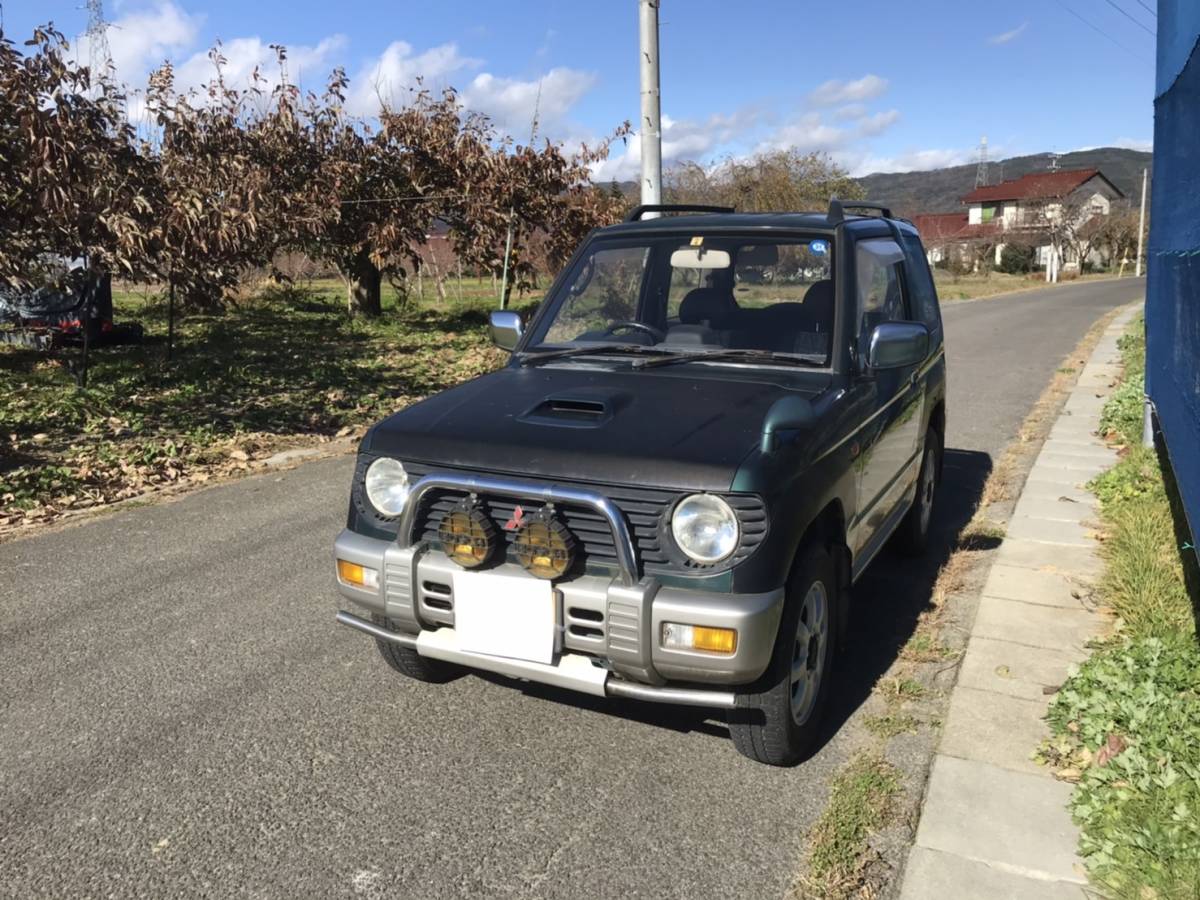 パジェロミニ 三菱 4WD 新潟市より 車検令和7年1月まで AT こ ターボ 