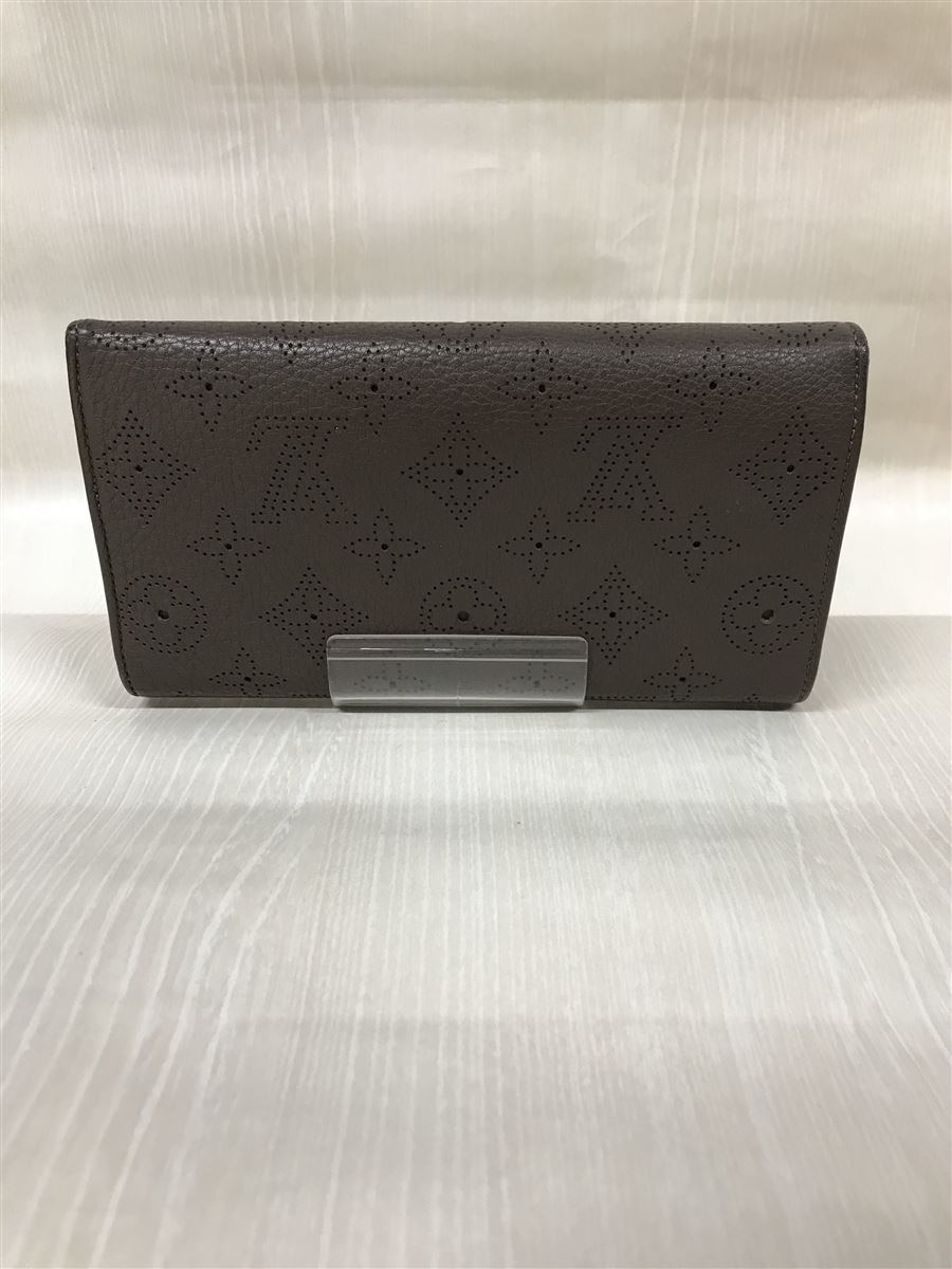 LOUIS VUITTON◆マヒナ ポルトフォイユ・アメリア/長財布/レザー/BRW/モノグラム