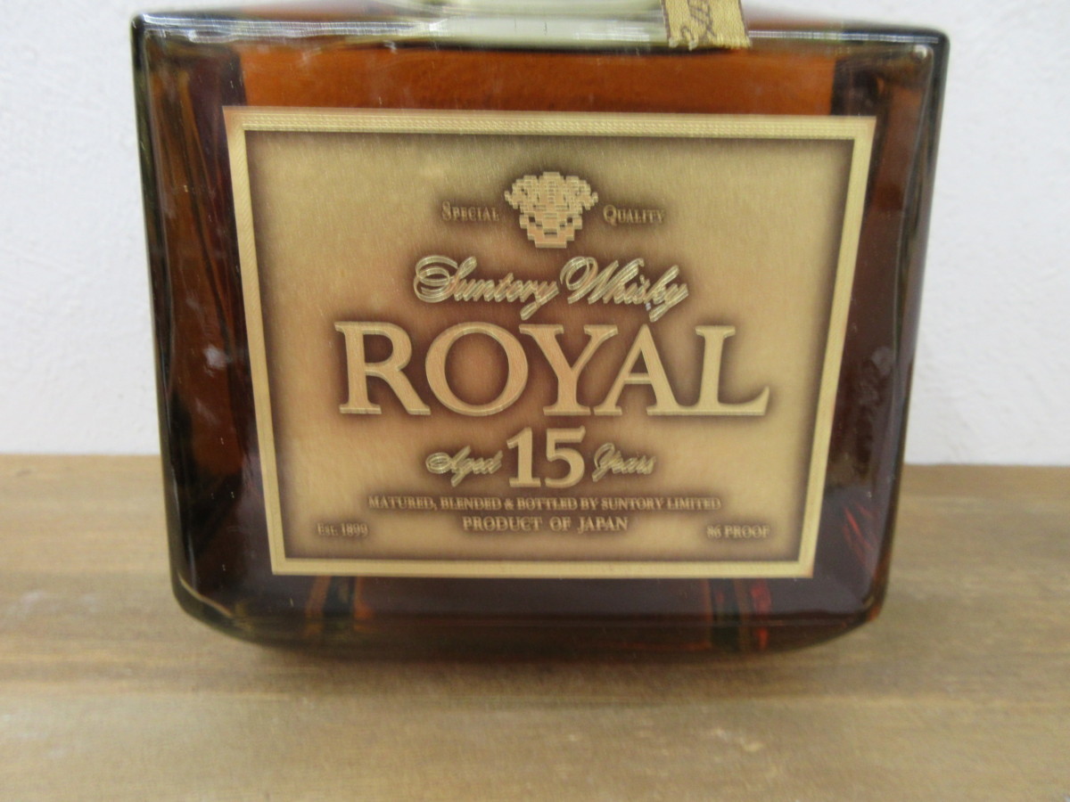 ゴールドラベル サントリー 15年 ローヤル ローヤル15年 - 750ml