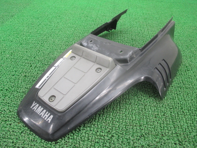 中古 ヤマハ 純正 バイク 部品 TW200 テールカウル 純正 黒 DG07J 割れ