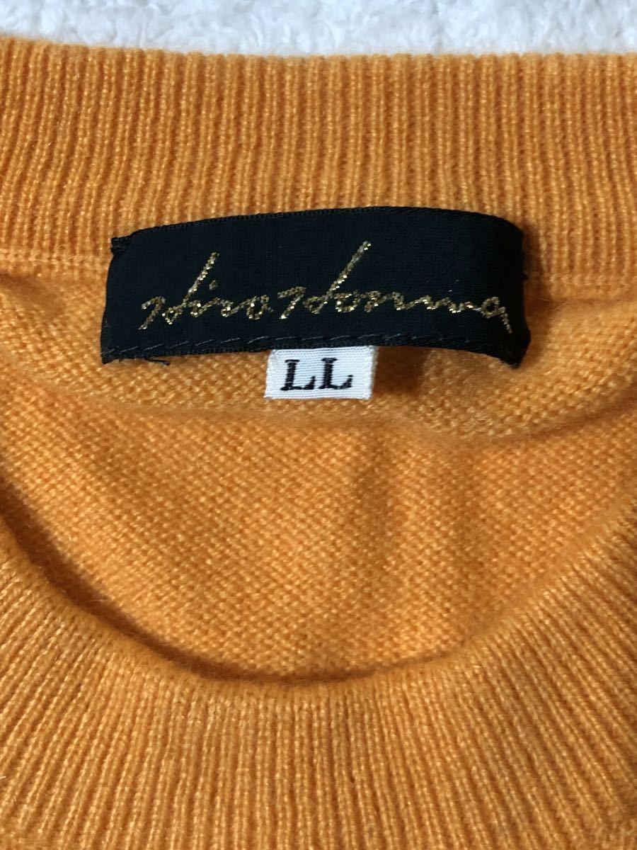 本間ゴルフ Hiro Honma カシミ100％ ニット セーター大きめ 本間ゴルフ