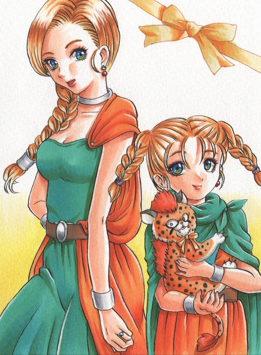 ドラゴンクエスト5 ドラクエ5 ビアンカ ベビーパンサー手描きイラスト 手描きイラスト 売買されたオークション情報 Yahooの商品情報をアーカイブ公開 オークファン Aucfan Com