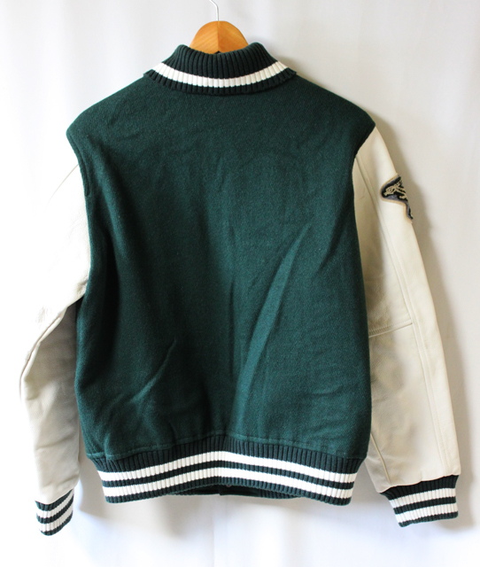 UNIQLO(ユニクロ)◇MLB アスレチックス 袖革 スタジャン M(Mサイズ
