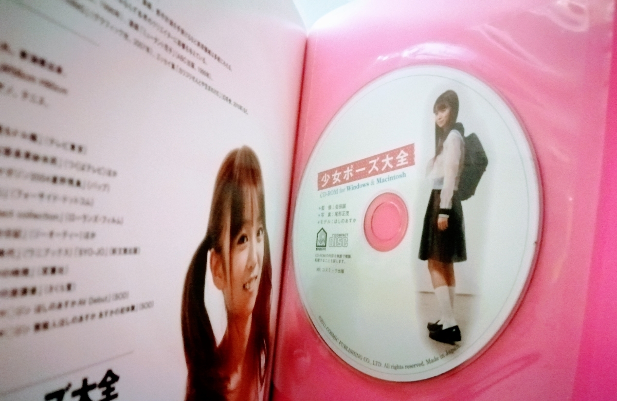 少女ポーズ大全 ほしのあすか 監修会田誠 全画像反転収録CD-ROM付き 未