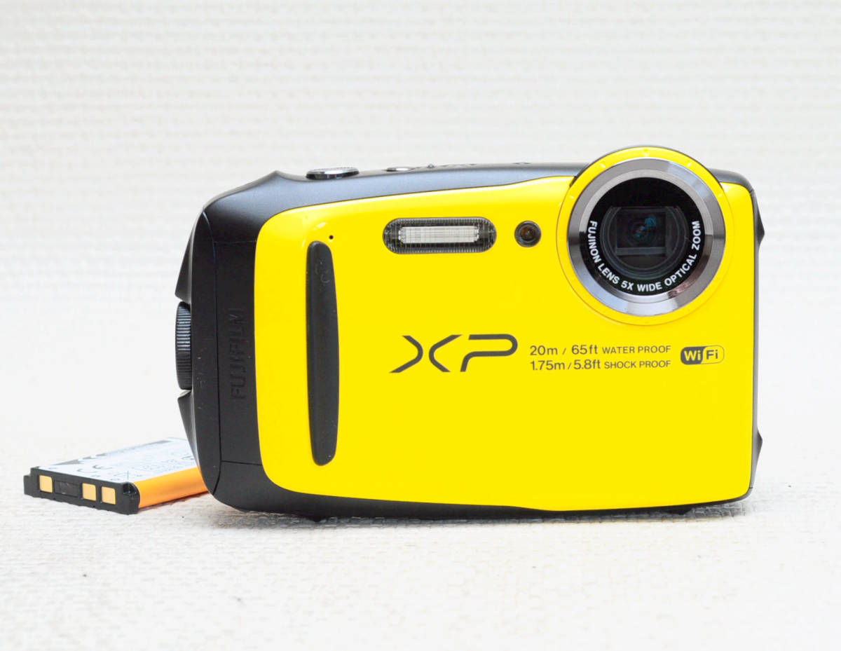 FUJIFILM FINEPIX XP120 イエロー 防水仕様 綺麗な完動品 - M1 mint