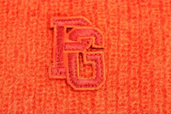 正規★PEARLYGATESパーリーゲイツ モヘア混 片畦ボーダー丸首ふんわりセーター5★L【053-6270107】レッド赤【本物保証】ツアーモデル★完売_4