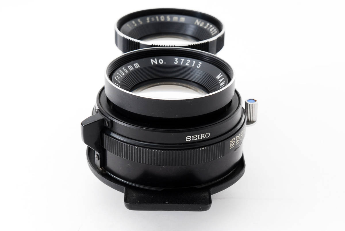 希少◇MAMIYA マミヤ SEKOR セコール DS 1：3.5 f=105mm ブルードット