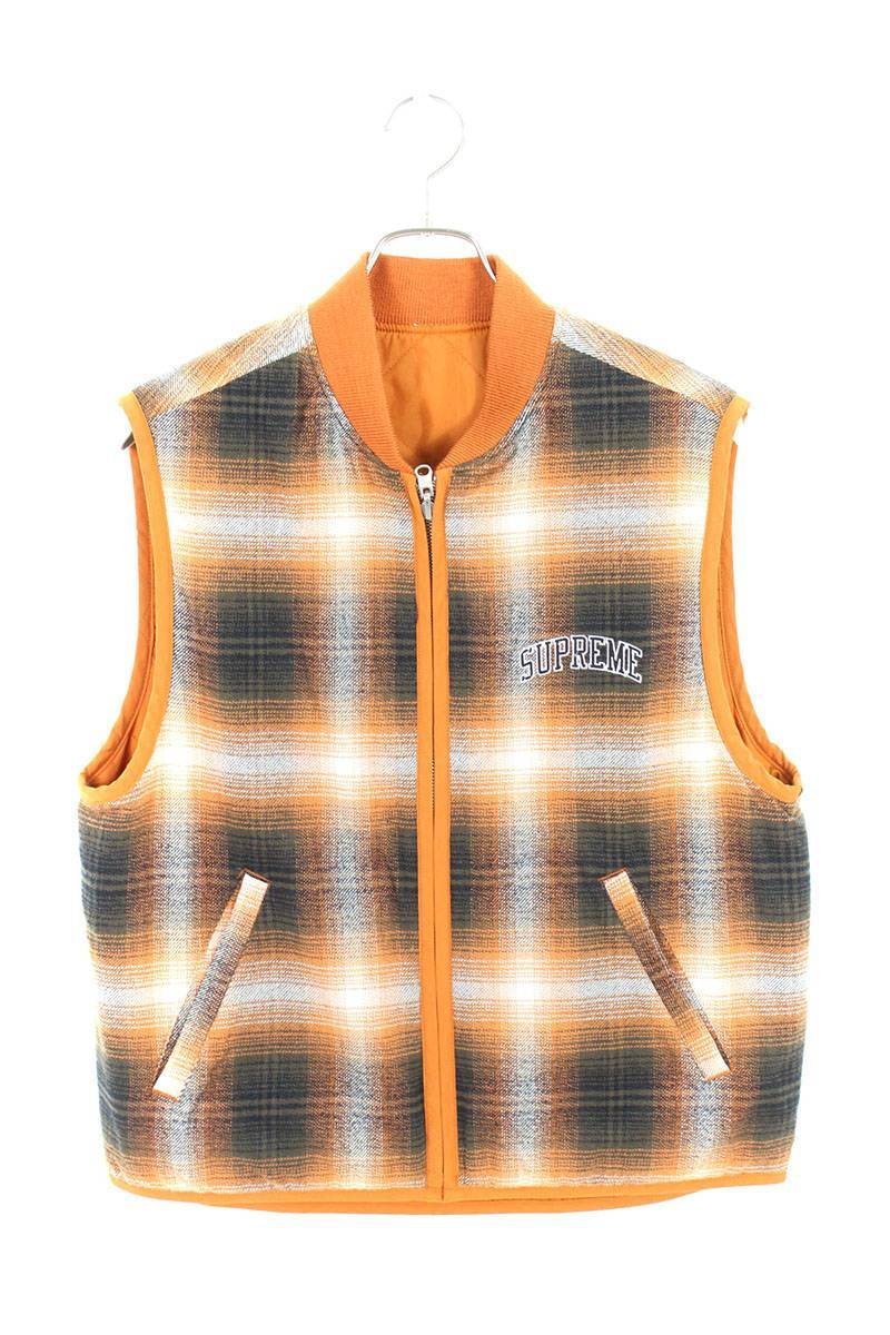 Supreme/シュプリーム/Reversible Shadow Plaid Vest/オンブレチェック