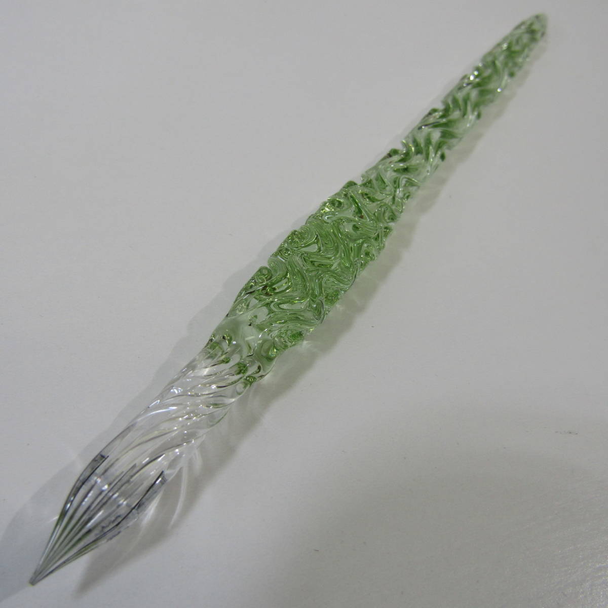 菅清風 ピンク 硬質ガラスペン 透明 ガラスペンのことなら京都北白川の