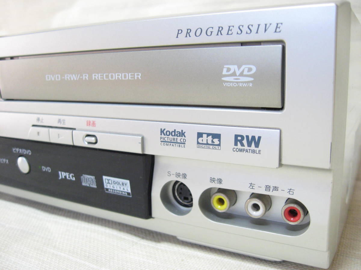 【ダビング機能搭載】DXアンテナ　DVR-120V メンテナンス　ダビング ◇DVR－120V（DX BROADTEC）〔VHS／DVD〕ダビング用に