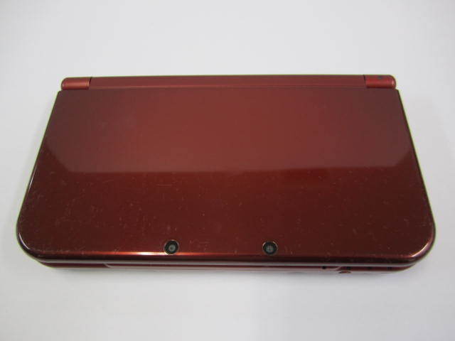 T4501☆【Xmasセール】NINTENDO 任天堂 New3DSLL 本体のみ メタリックレッド 中古品_1
