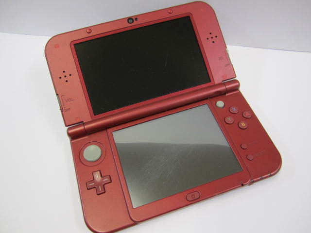 T4501☆【Xmasセール】NINTENDO 任天堂 New3DSLL 本体のみ メタリックレッド 中古品_5