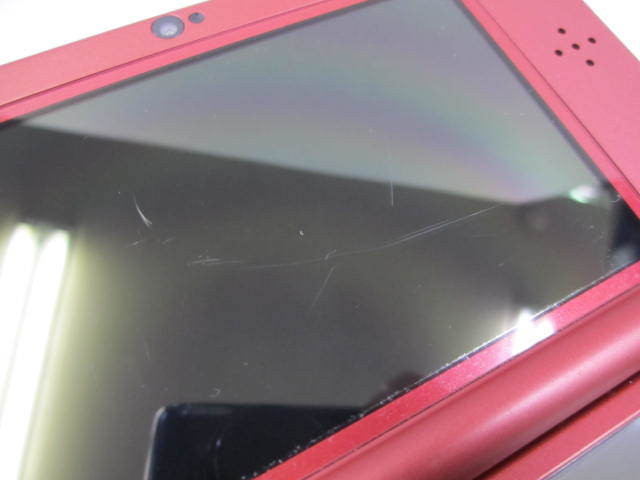 T4501☆【Xmasセール】NINTENDO 任天堂 New3DSLL 本体のみ メタリックレッド 中古品_7