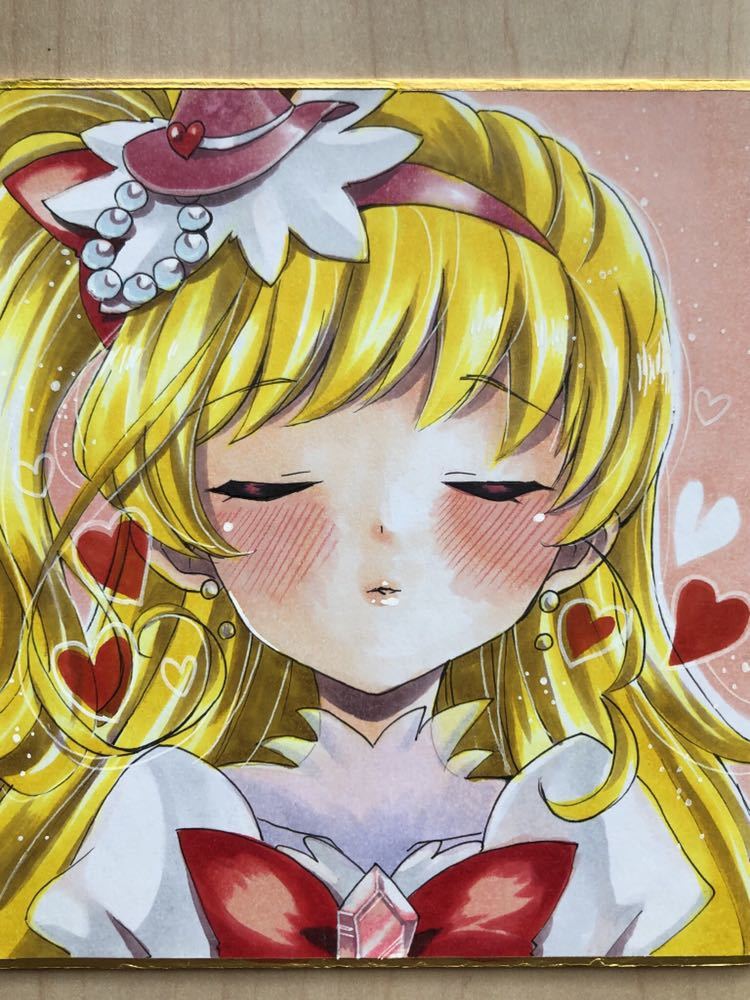 手描きイラスト 魔法使いプリキュア キュアミラクル ミニ色紙 手描きイラスト 売買されたオークション情報 Yahooの商品情報をアーカイブ公開 オークファン Aucfan Com