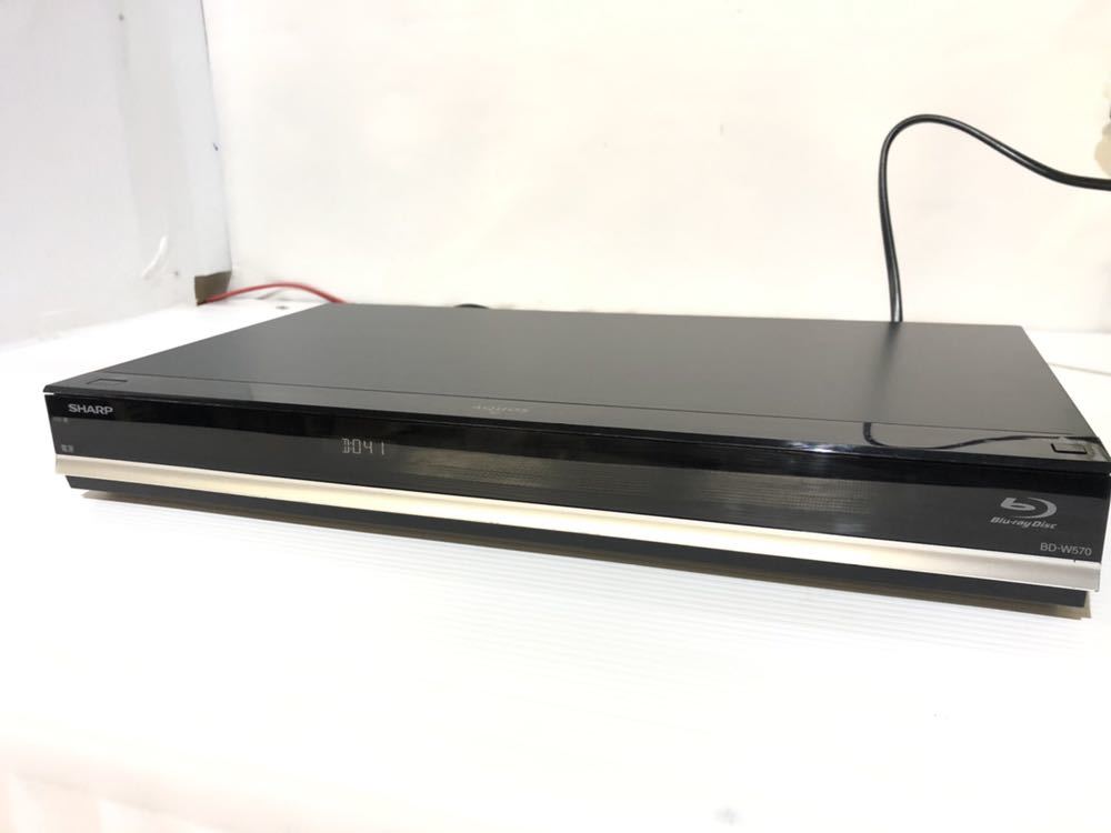 SHARP BD-W570 ブルーレイレコーダー 2015年製 通電のみ ジャンク