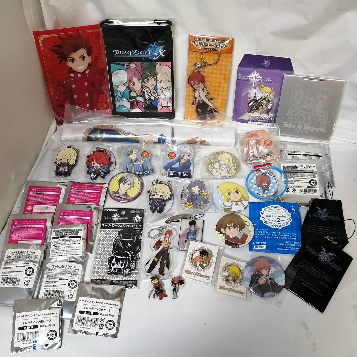 【送料無料】１２★テイルズオブシリーズ・グッズ大量120点セット★まとめ売り・テイルズオブヴェスペリア等・100サイズ テイルズ オブ 送料込み０２☆テイルズシリーズ・テイルズオブフェスティバル等 アニメ『テイルズ ダッシュストア MUSEUM-」