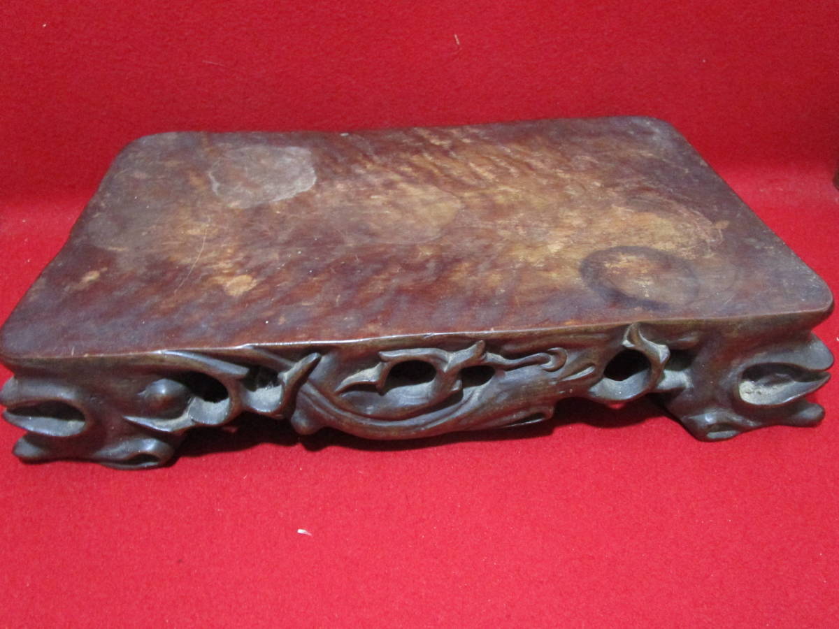 最新作，お得 U-34 時代 唐木 透かし花台(木工、竹工芸)｜売買されたオークション情報、yahooの商品情報をアーカイブ公開 - オークファン 木工、竹工芸