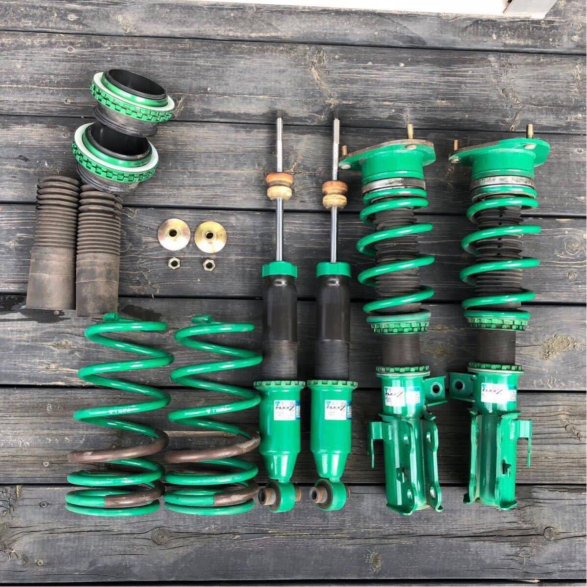 TEIN テイン 車高調 フルタップ車高調 FLEX Z PRIUS α プリウスα ZVW41W ZVW40W 中古 FLEXZ フレックスZ 