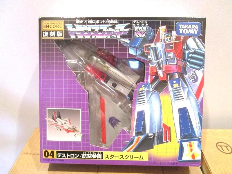●未開封新品　G1　スタースクリーム　復刻版　ブラックザラック　オーバーロード　ダイノキング　ロードシーザー