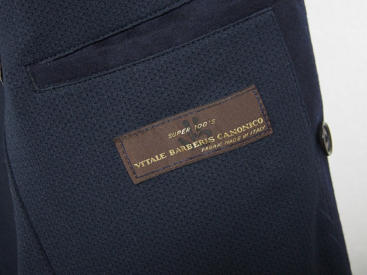 美品17AW LOUNGE LIZARDラウンジリザード CANONICO×VANKS BONDIND COAT 