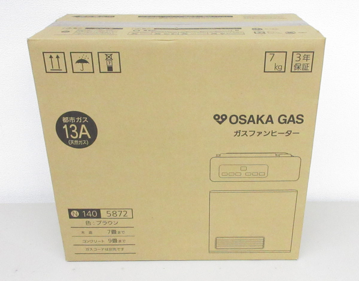 新品未使用OSAKA 【中古・未開封品】大阪ガス ガスファン 新品未使用OSAKA 【中古・未開封品】大阪ガス ガスファン